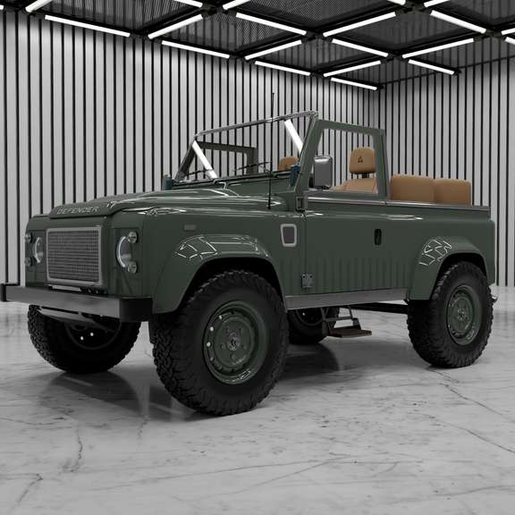 Classic Defender Vintage — 3/4 arrière
