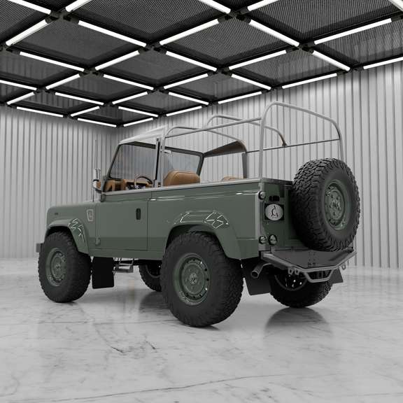 Classic Defender — extérieur paysage