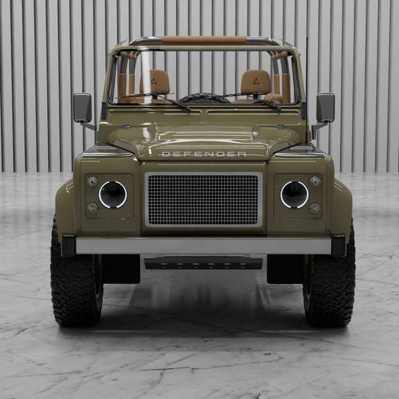 Intérieur Classic Defender Vintage — sellerie cuir