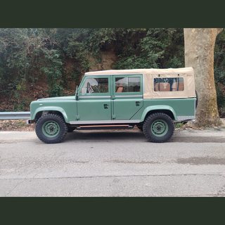 Profil du Defender 110 Heritage Green